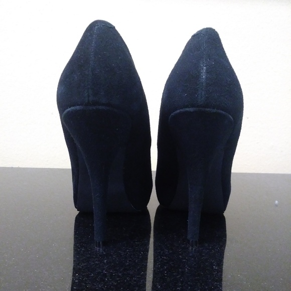 Steve Madden Kyraa Suede Peep-Toe Pumps - Picture 3 of 5